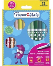 Flomasteri Paper Mate - Kids Colouring, 12 boja -1