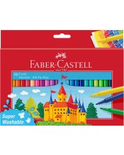 Flomasteri Faber-Castell Castle - 50 boja