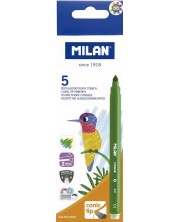 Flomasteri Milan - 5 boja -1