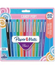 Flomasteri Paper Mate Flair - Candy Pop, 12 boja -1