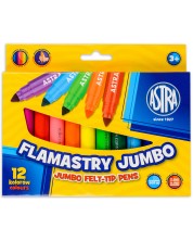 Flomasteri Astra - Jumbo, 12 boja -1