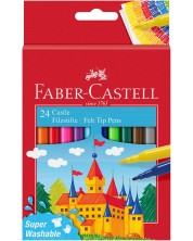 Flomasteri Faber-Castell Castle - 24 boje -1