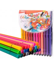Flomasteri Deli Colorun - EC157-24, 24 boje