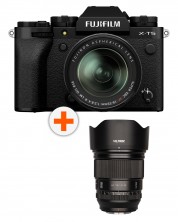 Fotoaparat Fujifilm - X-T5, 18-55mm, Black + Objektiv Viltrox - AF, 75mm, f/1.2, za Fuji X-mount