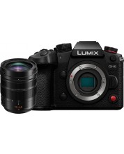 Kamera bez ogledala Panasonic - Lumix GH6, 12-60mm, Black -1