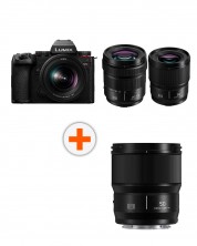Fotoaparat Panasonic - Lumix S5 II + S 20-60mm + S 50mmn + Objektiv Panasonic - Lumix S, 50mm, f/1.8 -1