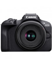 Fotoaparat Canon - EOS R100, RF-S 18-45mm, f/4.5-6.3 IS STM, Black