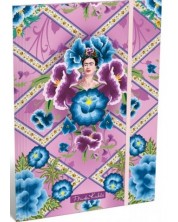 Mapa s elastičnom trakom A4 Lizzy Card - Frida Kahlo Purpura