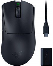 Gaming miš Razer - DeathAdder V3 Pro + Wireless Dongle Bundle, crni -1