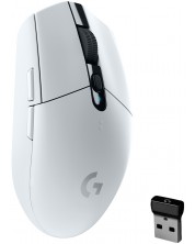 Gaming miš Logitech - G305 Lightspeed, optički, bijeli -1