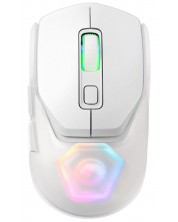 Gaming miš Marvo - Fit Pro, optički, bežični, bijeli