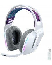 Gaming slušalice Logitech - G733, bežične, bijele -1