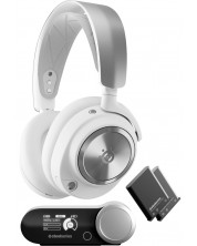 Gaming slušalice SteelSeries - Arctis Nova Pro WL, bežične, bijele -1