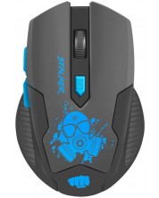 Gaming miš Fury - Stalker, optički, bežični, crni/plavi