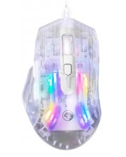 Gaming miš Marvo - M413 RGB, optički, proziran -1