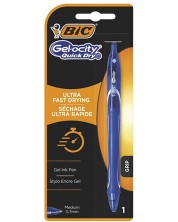 Gel olovka BIC Gel-ocity - Quick Dry, 0.7 mm, blister, plava -1