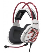 Gaming slušalice A4Tech Bloody - G575 Naraka, bijelo/crvene