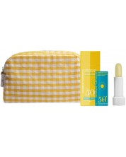 Germaine de Capuccini Set Feel Sun - Fluid i balzam za usne, 50 ml + 4.5 g + Žuta torbica -1