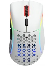 Gaming miš Glorious - Model D, optički, bežični, bijeli -1