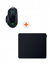 Gaming miš i podloga Razer - Basilisk V3 + Sphex V3 L, crni -1