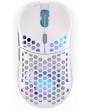 Gaming miš Endorfy - LIX Plus, optički, bežični, Onyx White -1