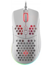Gaming miš Genesis - Krypton 555, optički, bijeli -1