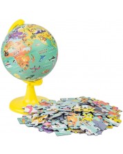 Globus Moj divlji svijet - 15 cm, sa slagalicom od 100 dijelova -1
