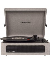 Gramofon Crosley - Voyager, poluautomatski, sivi -1