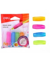 Grip olovka Deli Neon - EU75002, neon boje, 4 kom