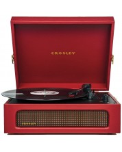 Gramofon Crosley - Voyager, poluautomatski, crveni -1
