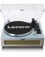 Gramofon Lenco - LS-440, automatski, Blue-Taupe -1