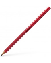 Grafitna olovka Faber-Castell Grip - 2001, B, crvena -1