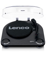 Gramofon Lenco - LS-40BK, poluautomatski, crni -1