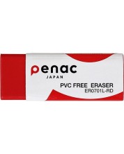 Gumica za olovku Penac - 5.9 х 2.1 х 1 cm, crvena -1