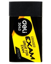 Gumica za olovku Deli Exam - E3043, crna