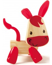Dječja igračka od bambusa Nare – Mini životinja Magarčić
