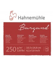 Papir Hahnemuhle – Burgund, hladno prešano, 20 listova -1