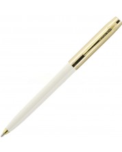 Kemijska olovka Fisher Space Pen Cap-O-Matic - 775 Brass, bijelo i zlatno -1