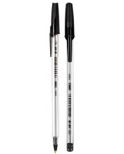 Kemijska olovka Deli Think - EQ1-BK, 0.7 mm, crna -1