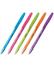 Kemijska olovka Berlingo Tribase - Neon, 0.7 mm, asortiman -1