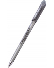 Kemijska olovka Flex Office - 0.5 mm, s gumom, crna