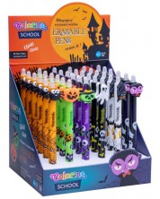 Kemijska olovka s gumom Colorino School - Halloween, asortiman