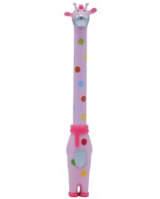 Kemijska olovka s igračkom - Ružičasta žirafa -1