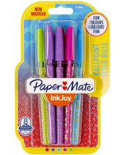 Kemijske olovke Paper Mate Ink Joy - Vintage, 1.0 mm, 8 boja