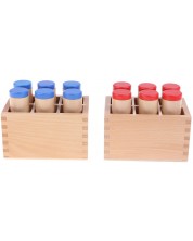 Set za igru Smart Baby - Montessori zvučni cilindri, 12 komada -1
