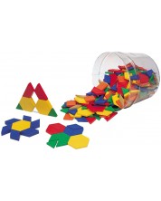 Set za igru Learning Resources - Plastični tangram, 250 komada