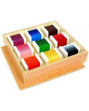 Set za igru Smart Baby - Montessori pločice u boji, 63 kom