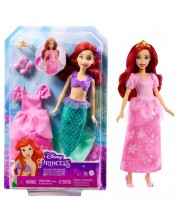Set za igru Disney Princess - Lutka Ariel s odjećom