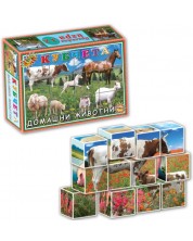 Igra s kockama – Domaće životinje, 12 komada -1