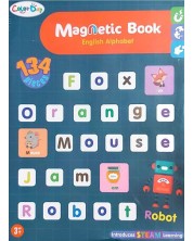 Dječja magnetska knjiga-abeceda Raya Toys - 134 dijela